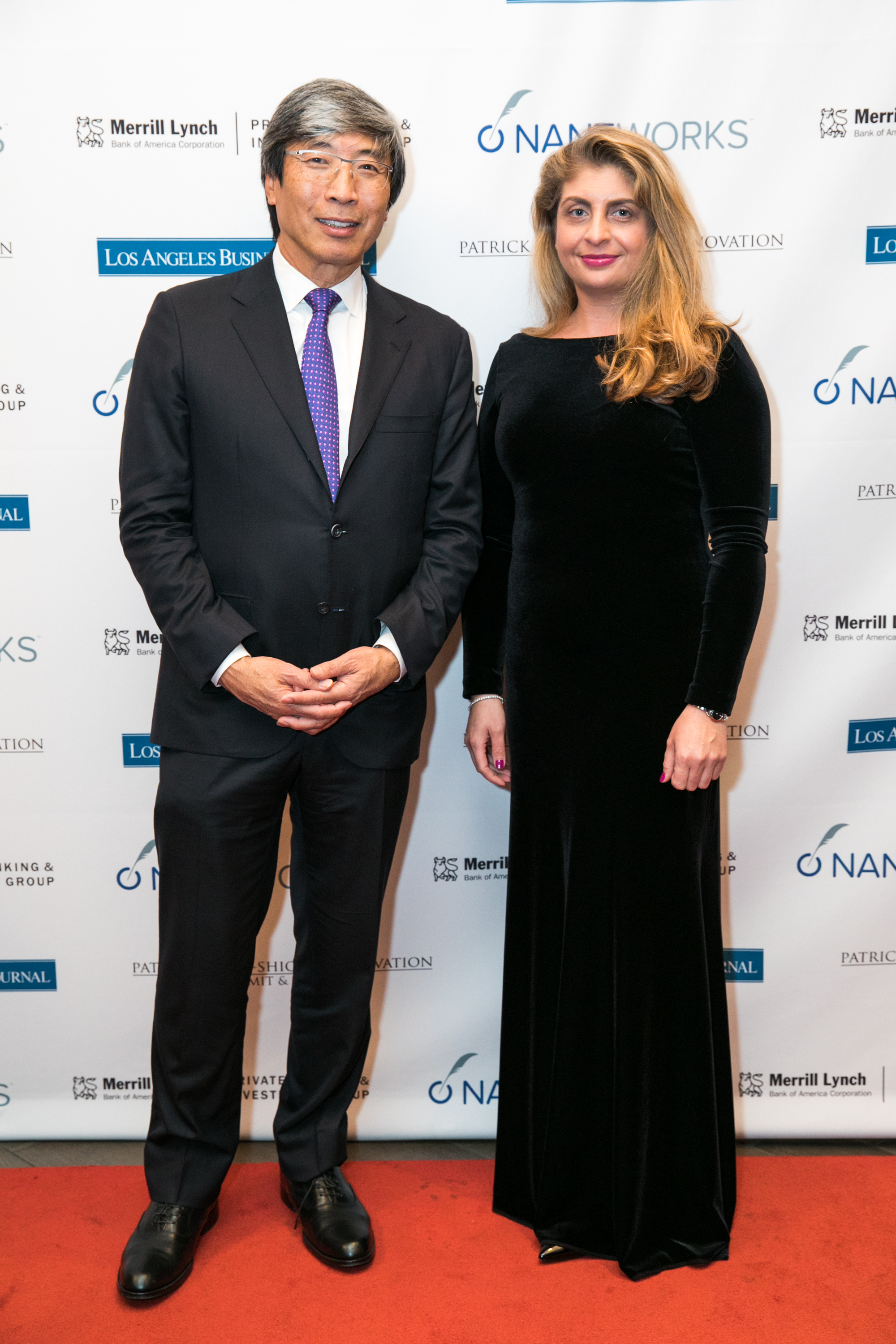 Dr. Patrick Soon-Shiong and Andreea Popa, Director, Marketing & Communications, Intrepid