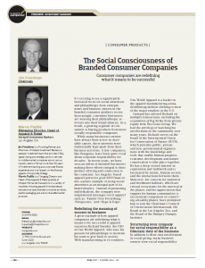 social consciousness