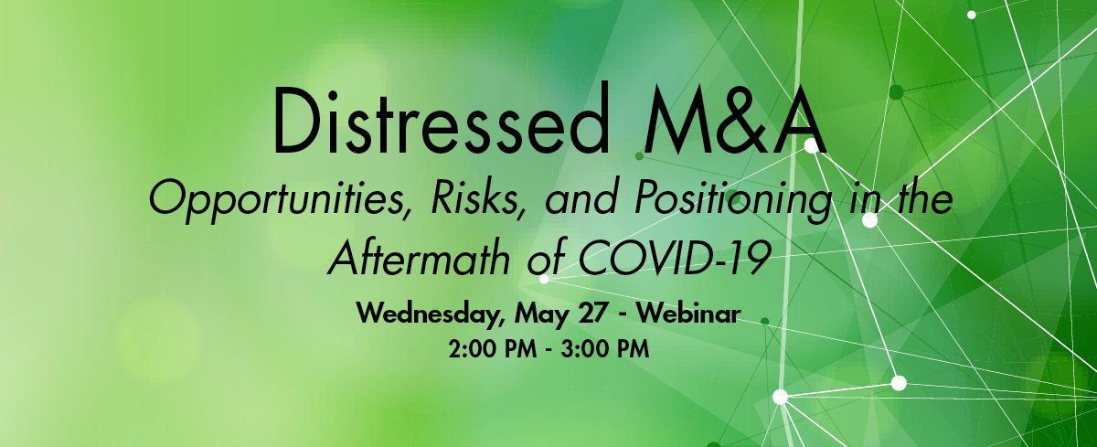 Distressed M&A Panel Webinar