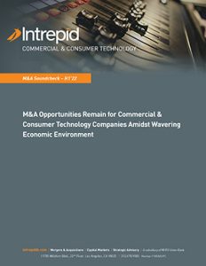 Newsletter CommercialConsumerTech MAReport H122